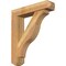 Ekena Millwork Funston Craftsman Rough Sawn Bracket w/ Offset Brace, Western Red Cedar, 6"W x 26"D x 30"H BKT0604X26X30FST04RWR - alternate 1